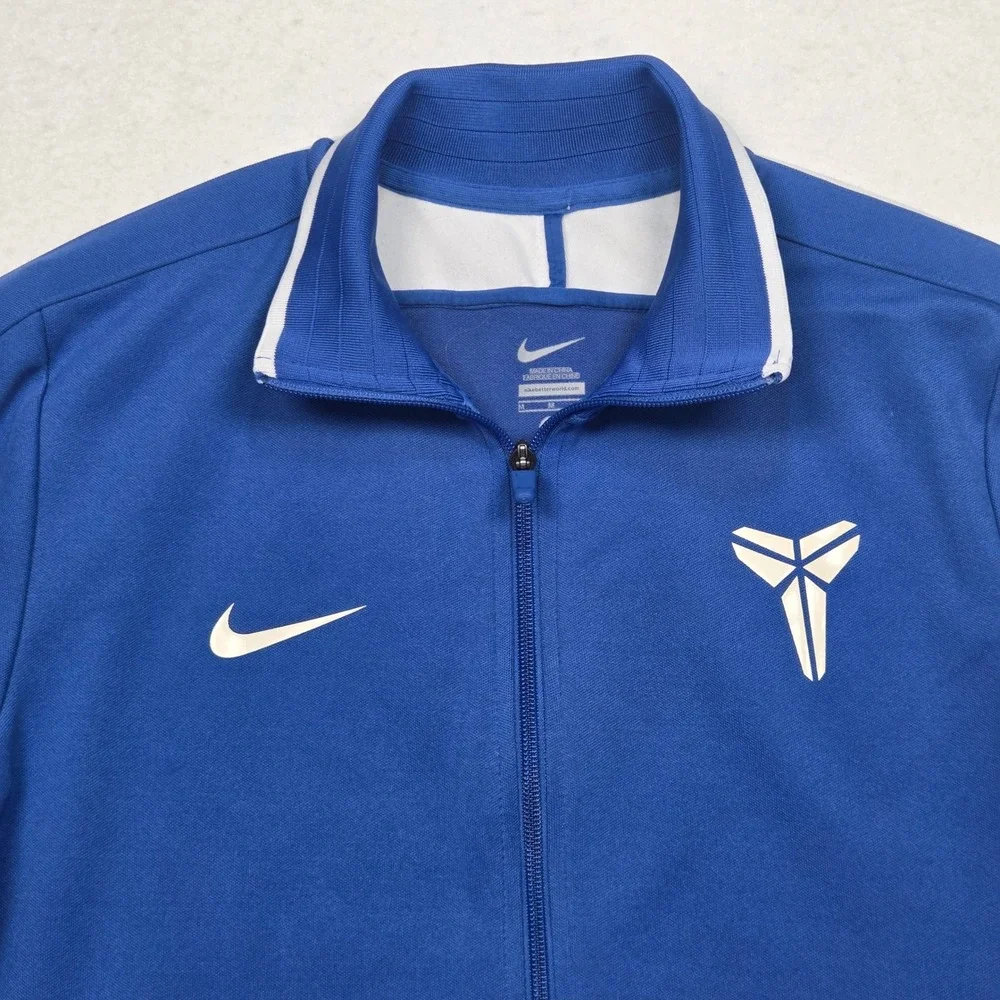 Nike Kobe Bryant Track Jacket Mens Medium Blue Mamba Sheath Full Zip Warmup